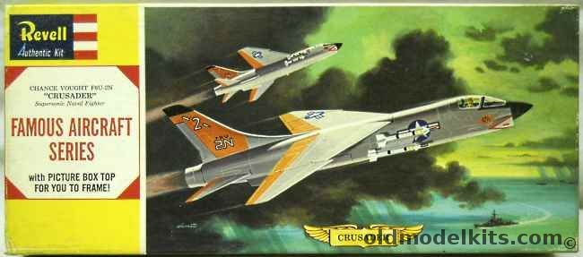 Revell 1/67 F8U-2N Crusader  Famous Aircraft Series - (F8U2N), H167-98 plastic model kit